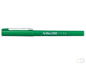 Artline Fineliner  200 rond 0.4mm groen