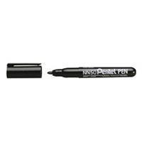 Pentel Viltstift  NN50 rond zwart 1.5-3mm