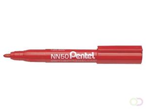 Pentel Viltstift  NN50 rond rood 1.5-3mm