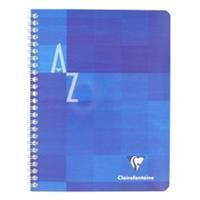 10 x Clairefontaine Registerbuch 17x22cm 50 Blatt kariert mit Spirale