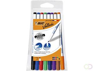 BIC Etui met 8 Velleda markers