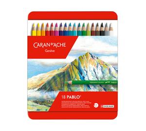 Caran d'Ache Buntstifte Artist PABLO 18er Set