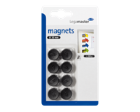 Legamaster Magneet  20mm 250gr zwart 8stuks