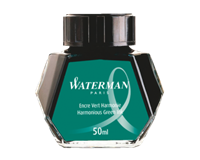 WATERMAN Tinte, harmoniegrün, Inhalt: 50 ml im Glas