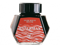 WATERMAN Tinte, rot, Inhalt: 50 ml im Glas