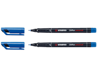 Stabilo OHP-Stift S wasserfest nachf. blau 0,4mm 10 St