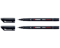 Stabilo OHP-Stift S wasserfest schwarz 0,4mm 10St nachf.