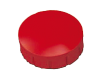 Magneet  Solid 15mm 150gr rood