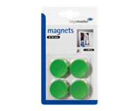 Legamaster Magneet  30mm 850gr groen 4stuks