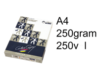 Laserpapier  coated silk A4 250gr wit 250vel