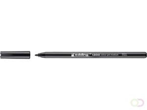 Edding Fineliner  1300 zwart 3mm