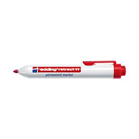 Edding Retract 11 Permanent Marker Red (10) (4161002)