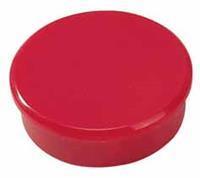 Magnet (Ø x H) 38mm x 7mm Facettrand, rund Rot 95538-20984