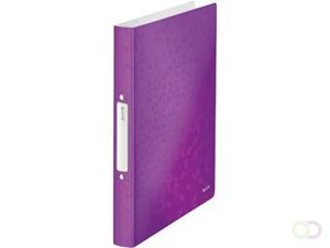 LEITZ Ringbuch WOW, DIN A4, PP, violett, 2 Ringe