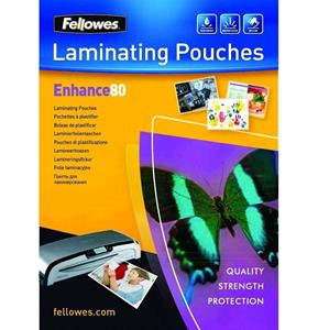 Fellowes Lamineerhoezen Enhance 80 mic A4 (100 stuks)