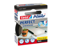 Tesa textieltape 2.75m x19mm zwart