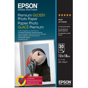 Epson S042154 Premium glossy photo paper 255g/m2 13x18cm 30SH