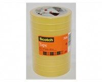 scotch Plakband  550 15mmx66m transparant krimp 10rollen