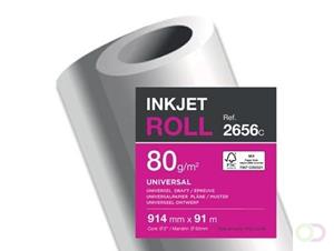 Clairefontaine Inkjet-Plotterrolle, (B)914 mm x (L)91 m