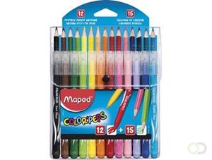 Maped Color'Peps combo pack 12 viltstiften + 15 kleurpotloden