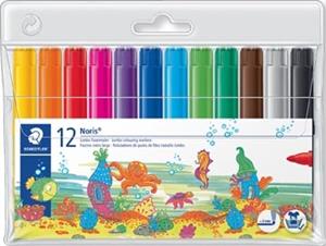 STAEDTLER Fasermaler Noris jumbo, 12er Etui