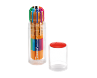 Stabilo roller Point Visco etui van 10 stuks (oranje, rood, roze, lila, donkerblauw, lichtblauw, groen...