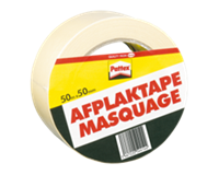 Pattex Afplaktape  50mmx50m creme