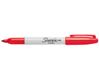 Sharpie Viltstift  Fine rond rood 1-2mm
