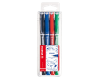 Stabilo Fineliner  Sensor 189 etui à 4 kleuren