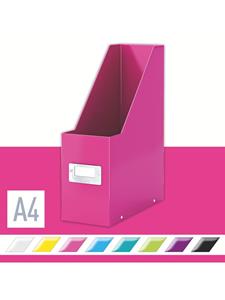 LEITZ Stehsammler Click & Store WOW, A4, Hartpappe, pink