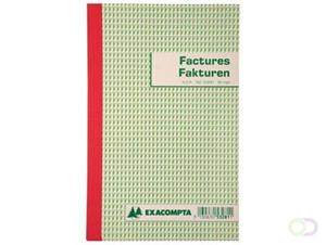 Exacompta factuurboek, ft 21x13,5 cm, tweetalig, tripli (50 x 3 vel)