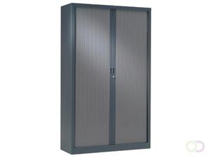 Roldeurkast, hoogte 198 cm, antraciet
