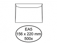 Quantore Envelop  bank EA5 156x220mm wit 500stuks