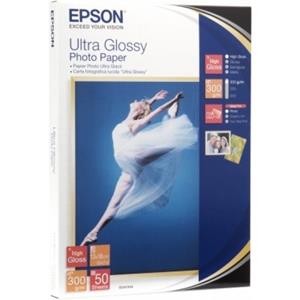 Epson Ultra Glossy Photo Paper - Fotopapier, glänzend - 100 x 150 mm - 50 Blatt - für Expression Home XP-400 Expression