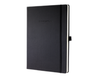 Sigel Notizbuch Conceptum A4+ lin schwarz 225x315x20mm 80g