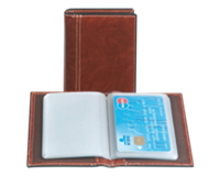 Creditcard etui Palermo bruin