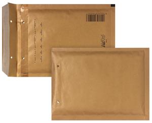 Bong luchtkussenenveloppen ft 150 x 215 mm met stripsluiting, bruin, doos van 100 stuks