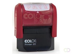 Colop formulestempel Printer tekst: PAYE