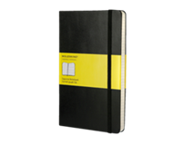 moleskine Notitieboek  large 130x210mm ruit zwart