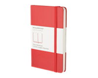 Moleskine Notizbuch blanko Large DIN A5 rot