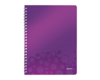 LEITZ Collegeblock Wow 4637-00-62, A4 liniert, 80g 80 Blatt, 4-fach-Lochung