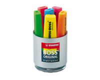 Stabilo Markeerstift  Boss Original 7006 deskset à 6 kleuren