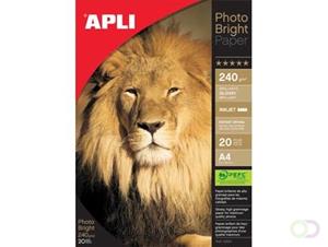 Apli fotopapier Photo Bright ft A4, 240 g, pak van 20 vel