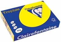Clairalfa Multifunktionspapier Trophée, A4, 80 g/qm,neongelb