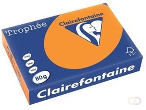 Clairefontaine Trophée Intens A4, 80 g, 500 vel, fluo oranje