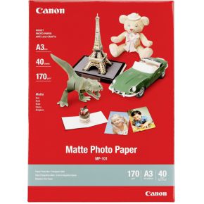 Canon Fotopapier MP-101 matt A3 (297 x 420 mm) 170 g/m² - 40 Blatt (7981A008)