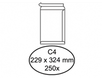 Quantore Envelop  akte C4 229x324mm zelfklevend wit 250stuks