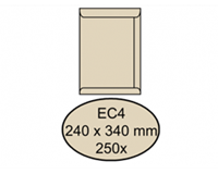 Quantore Envelop  akte EC4 240x340mm cremekraft 250stuks