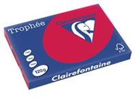 Clairefontaine Trophée Intens A3, 120 g, 250 vel, kersenrood