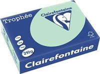 Clairefontaine Trophée Pastel A4, 210 g, 250 vel, groen